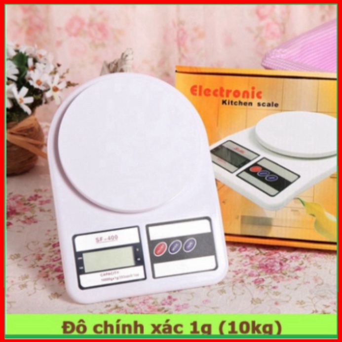 Cân tiểu ly điện tử để bàn 10 kg - cân nhà bếp mỏ vuông chính xác tới từng gam.