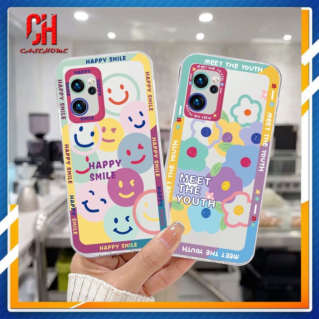 Ốp Điện Thoại TPU Dẻo Trong Suốt Họa Tiết Hoa Cho OPPO A15 A54 A5S A3S A76 A96 A16 A95 A55 A7 A5 A9 A31 A53 A33 2020 A12 A1K A16E A16K A54S Reno 4 5F 4F 4 5 06 Lite A74 A15S A52 A11K A92 A35 A11 A93 A32 A72 A94 A53S F19 F17 PRO A16S A12S A36