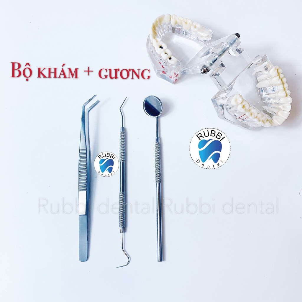 Dụng cụ khám răng 4 chi tiết cho người niềng răng