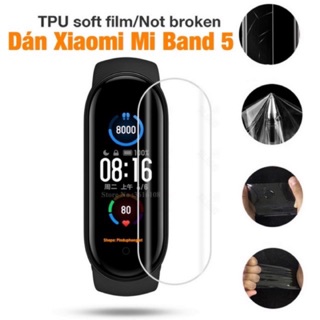 Dán Màn Hình Xiaomi Mi Band 5 Miband 6 ( Bộ 2 Dán)
