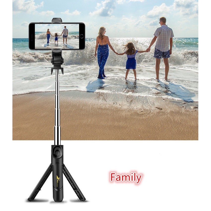 Chân máy tripod/ gậy chụp ảnh selfie Bluetooth nhỏ gọn cho điện thoại IOS Android