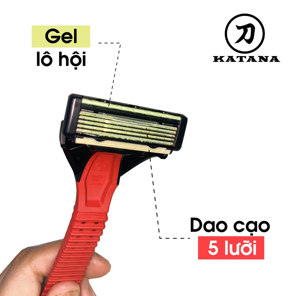 Bộ 3 dao cạo râu 5 lưỡi cao cấp Nhật Bản Premier Dispo Igins 5 Blade PR5-3P8
