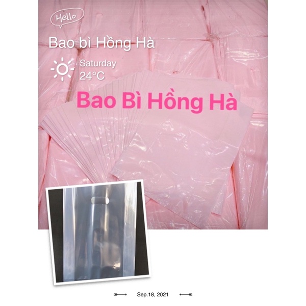 0,5KG Túi NiLong❤️PE Trong Suốt, PE Hồng Pastel ❤️ dùng cho các Shop đóng hàng cao cấp