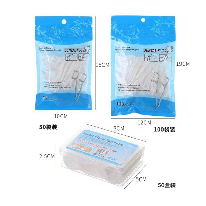 Tăm Kẽ Chỉ Nha Khoa  FLOSS PICKS Chất Lượng Cao