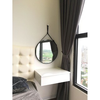 bàn trang điểm treo tường kèm gương(50*30*15)