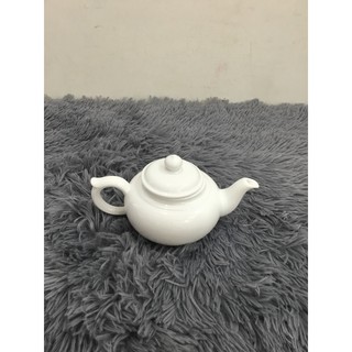 BÌNH TRÀ TRẮNG 18.5 CM - GỐM SỨ MINH LONG I