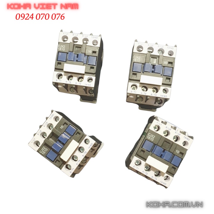 Bộ 3 khởi động từ CJX18A/220V - Contactor CJX18