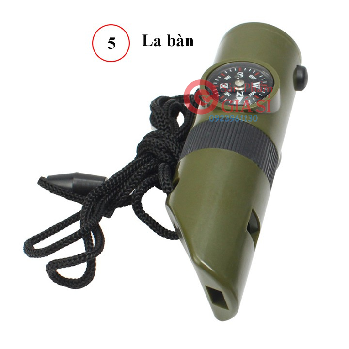 Còi cứu sinh còi đi phượt 7 trong 1 C71 ❤️freeship❤️