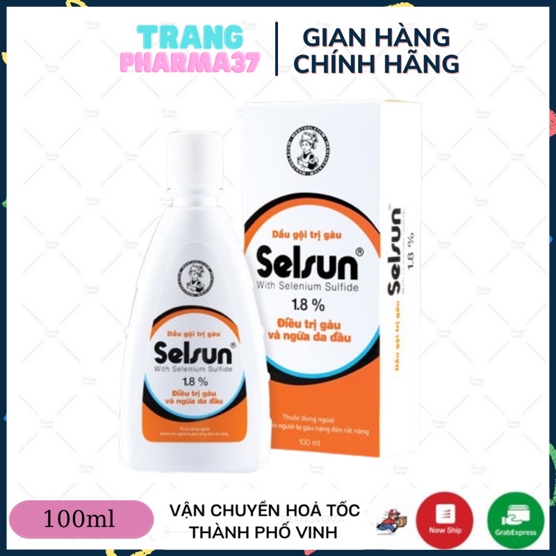 ⚡SALE⚡Dầu gội sạch gàu Selsun 1,8% 100ml