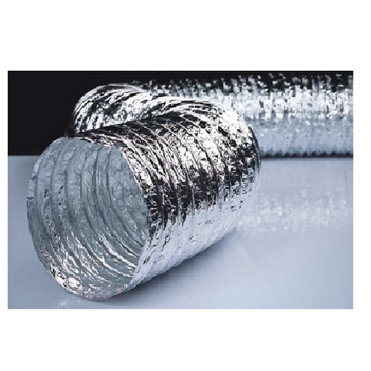 Ống gió bạc ACD/ bọc màng PVC Ø150mm loại: C1, C2, C3 (10 mét/ cuộn, hàng xuất khẩu Châu Âu)