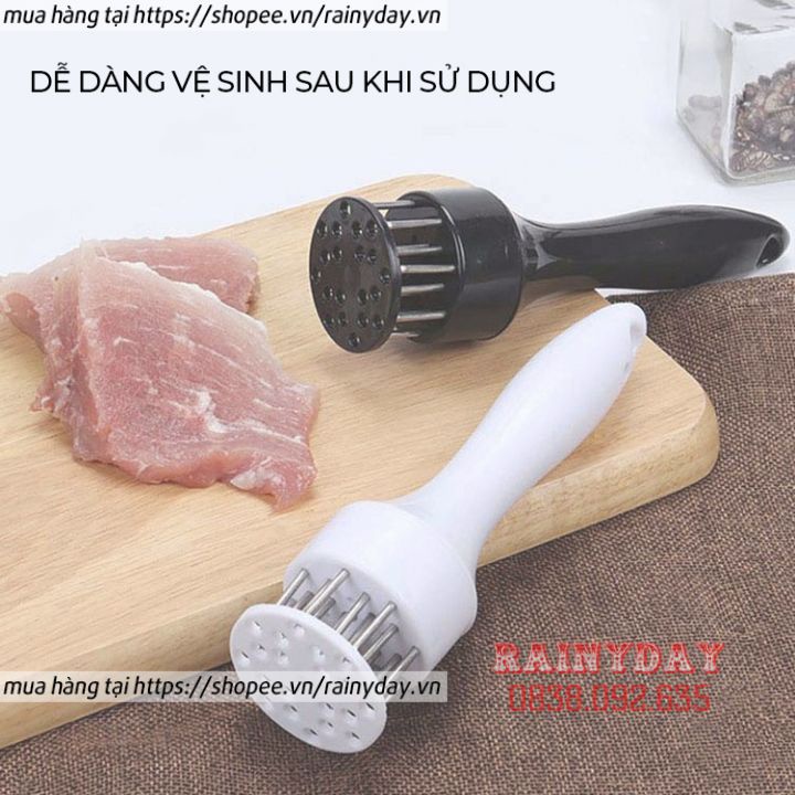 Dụng cụ xăm thịt, cây đâm châm bì thịt dằm làm mềm thịt bò, thịt lợn heo quay thông minh