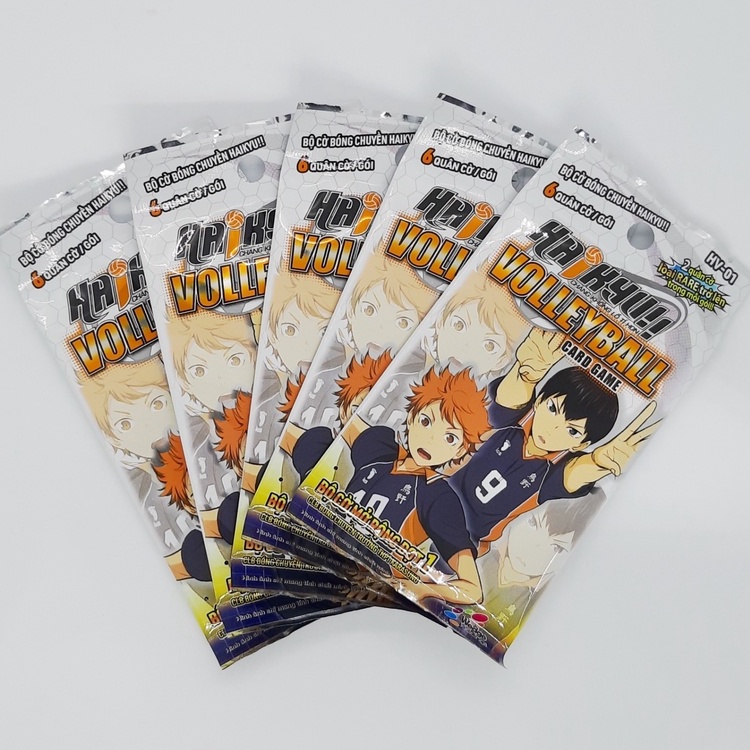 Bộ cờ bóng chuyền Haikyu - Gói mở rộng HV-01 - 6 quân cờ/gói