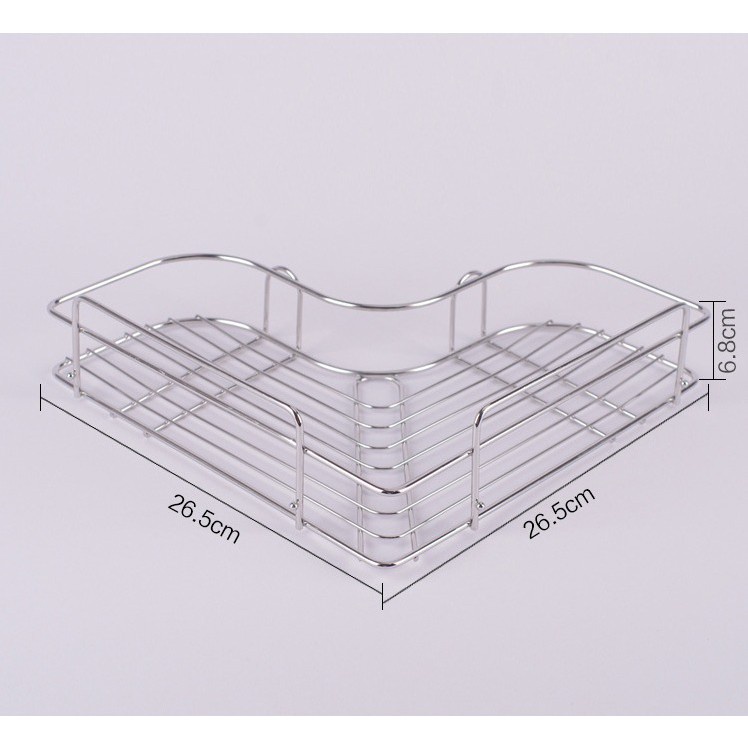 1 Kệ tam giác để đồ nhà tắm nhà bếp không cần khoan vít (HSN)