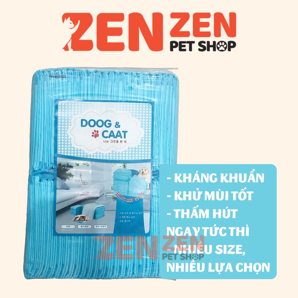 Tã lót chuồng - Miếng lót chuồng cho Chó Mèo DOOG & CAAT siêu thấm hút - Tã lót vệ sinh cho thú cưng giá rẻ, siêu thấm