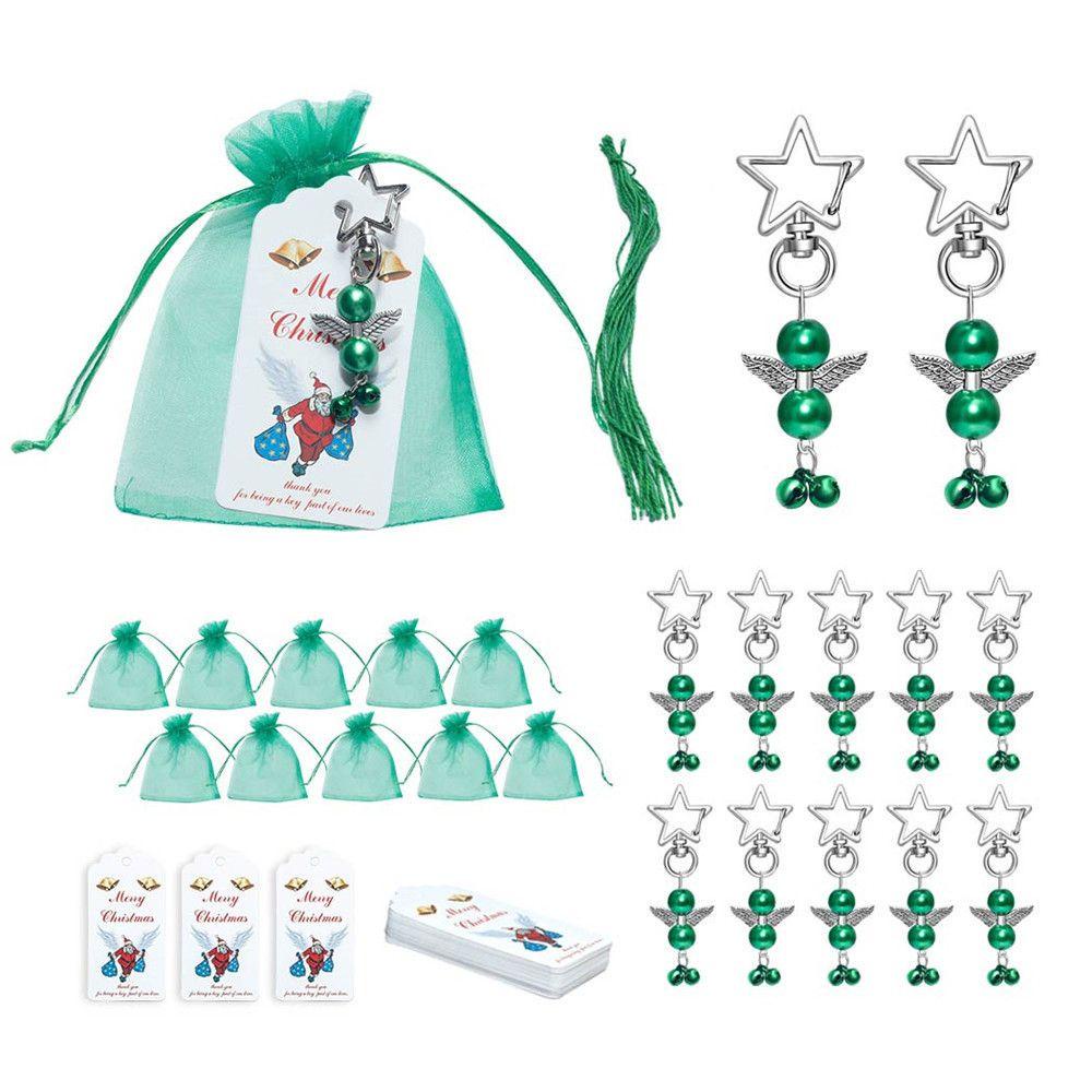 Túi Đựng Kẹo Kèm Móc Khóa Hình Thiên Thần / Ngôi Sao / Ông Già Noel Độc Đáo