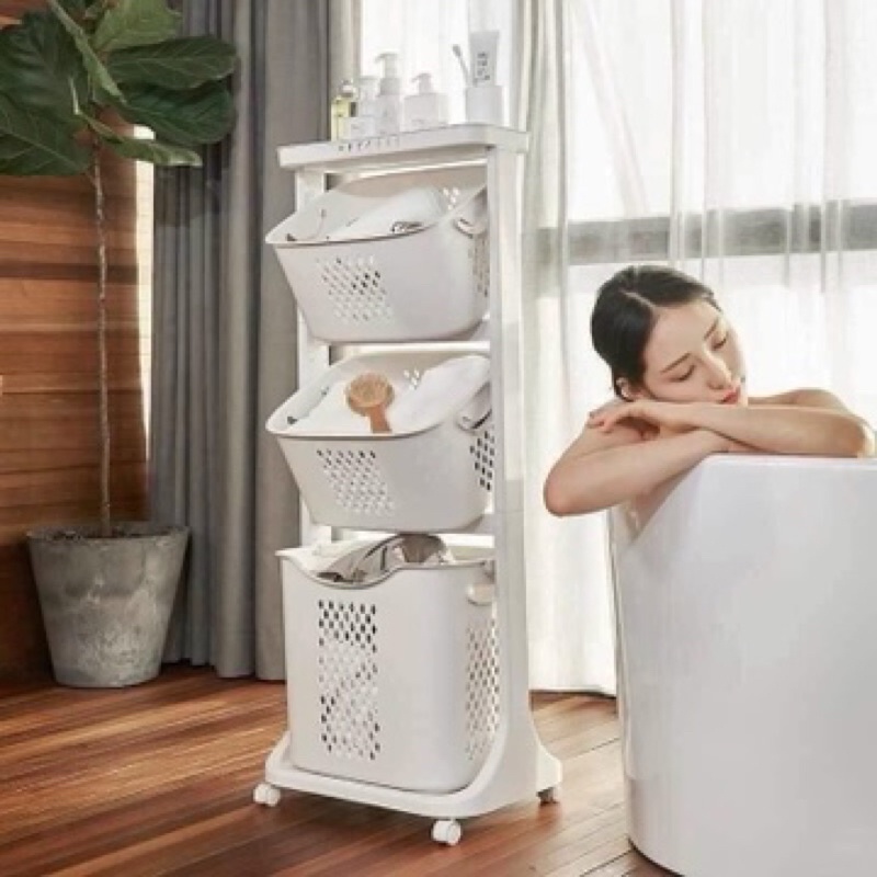 Kệ Nhựa Việt Nhật 4 Ngăn 3 Tầng - Kệ Đựng Đồ Chơi - Kệ Đựng Đồ Dùng - Kệ Đựng Đồ Đa Năng - Gia Dụng Nhà Đẹp Giá Sỉ