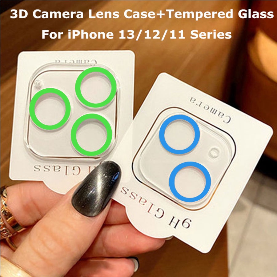 Miếng Dán Cường Lực Bảo Vệ Camera Sau Cho iPhone 11 12 13 Pro Max 13 Mini Và Phụ Kiện