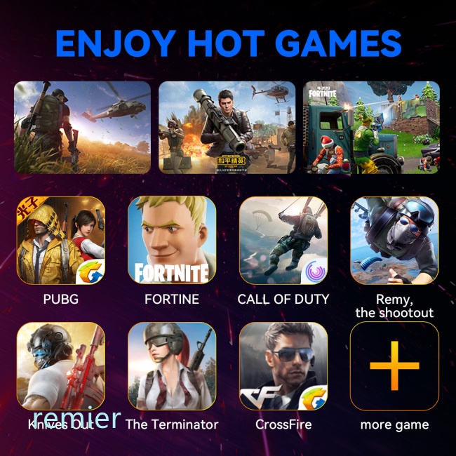 Bộ Bàn Phím + Chuột + Đầu Chuyển Đổi Bluetooth 5.0 Chuyên Dụng Chơi Game Điện Thoại Di Động