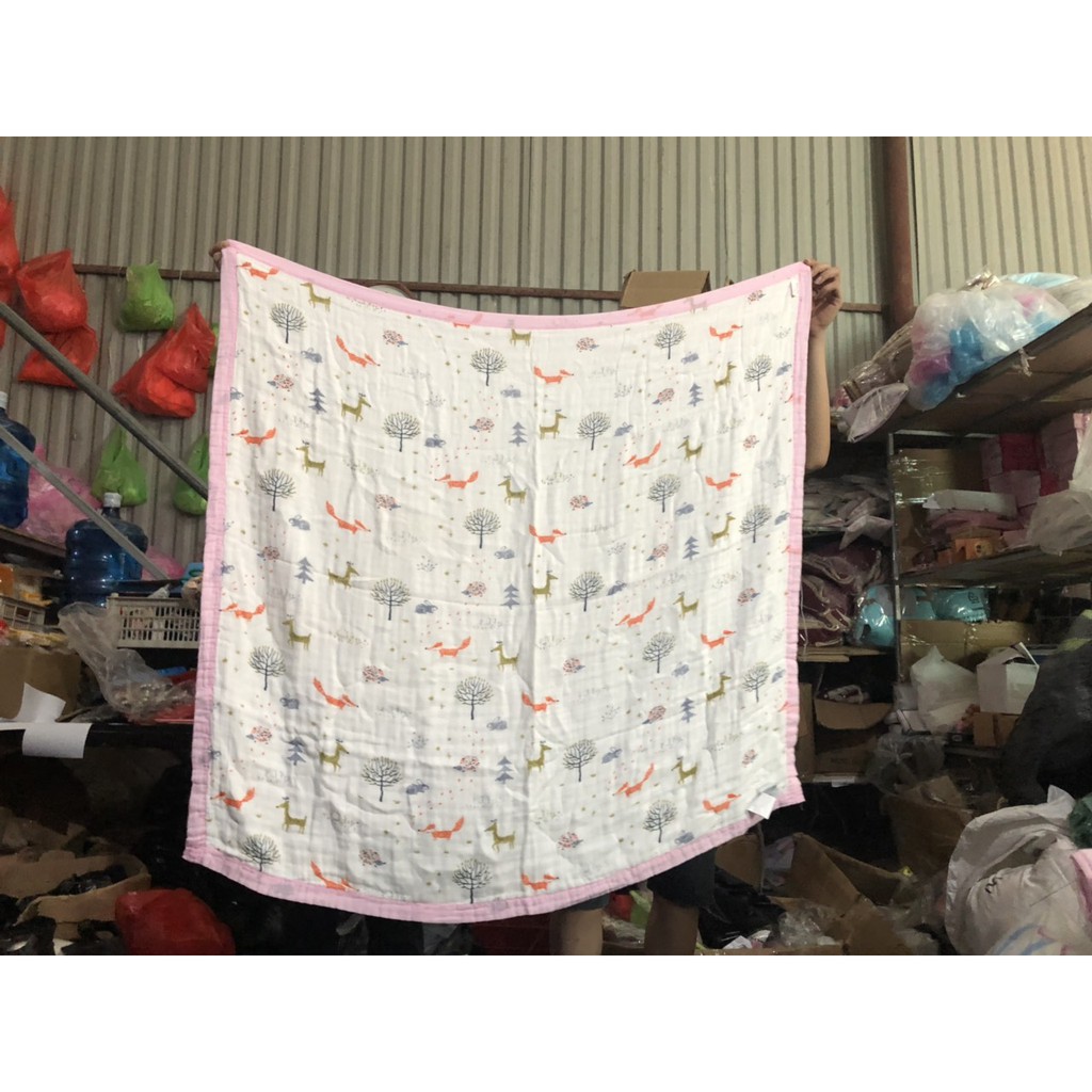 [Sale] Chăn sợi tre Aden 4 lớp kích thước 110 x 120cm