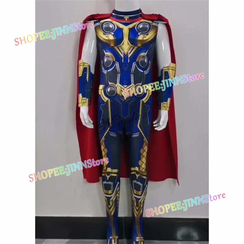 Bộ Áo Liền Quần Hóa Trang Nhân Vật Siêu Anh Hùng Thor