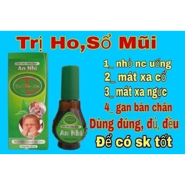 Tinh dầu An Nhi Dạ Thảo Liên. Tăng đề kháng, hệ miễn dịch cho bé