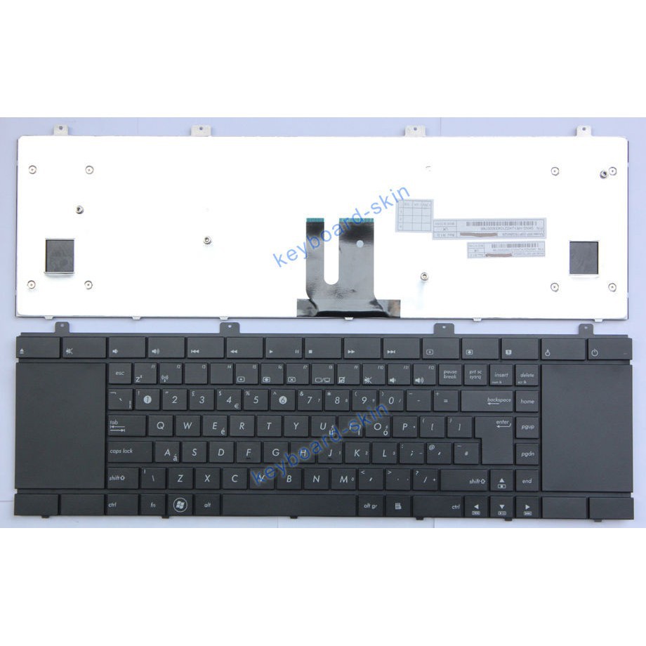 (KEYBOARD) BÀN PHÍM LAPTOP ASUS NX90J dùng cho NX90 NX90J NX90Jn NX90Jq NX90S NX90Sn