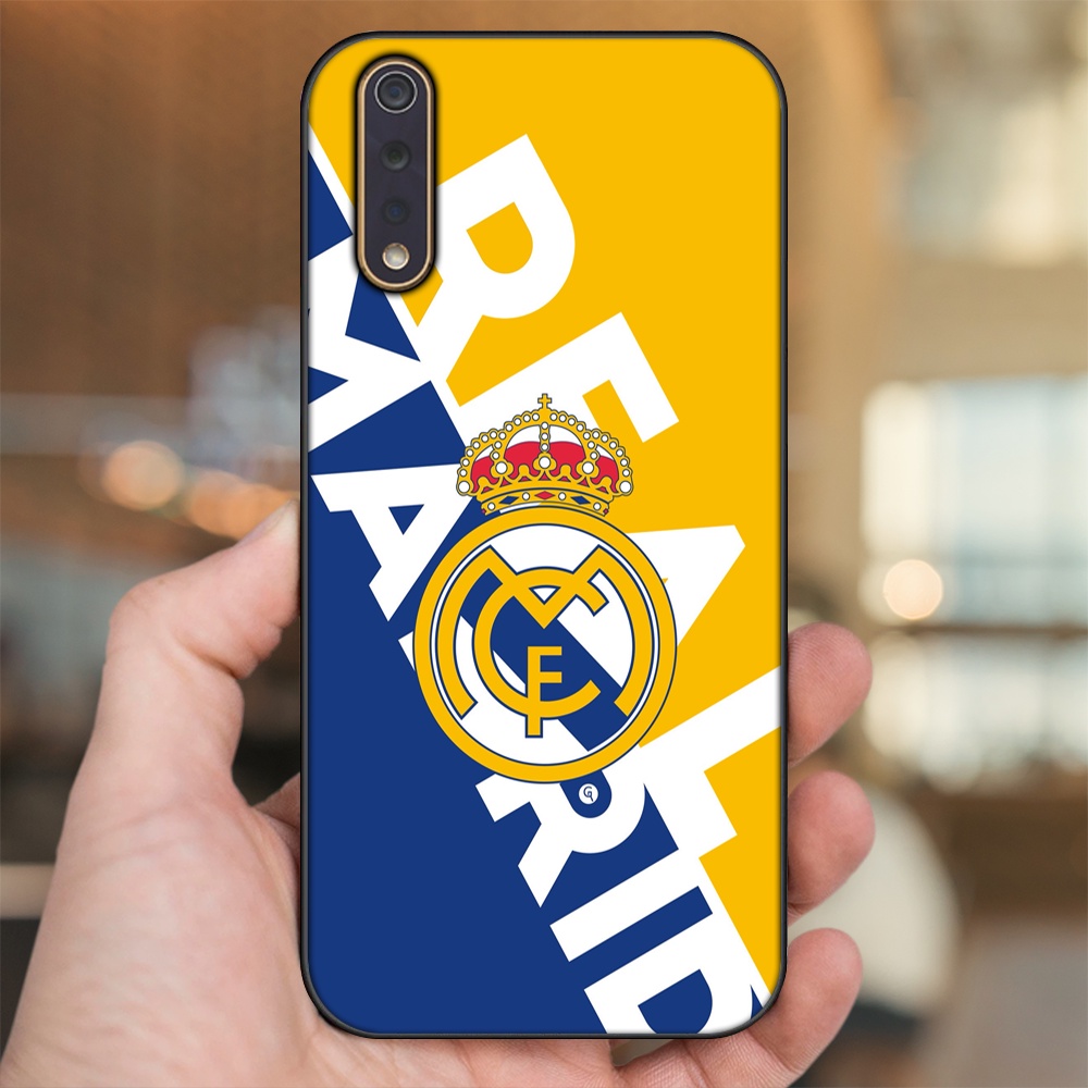 Ốp lưng Vivo S1 viền đen in hình Real Madrid