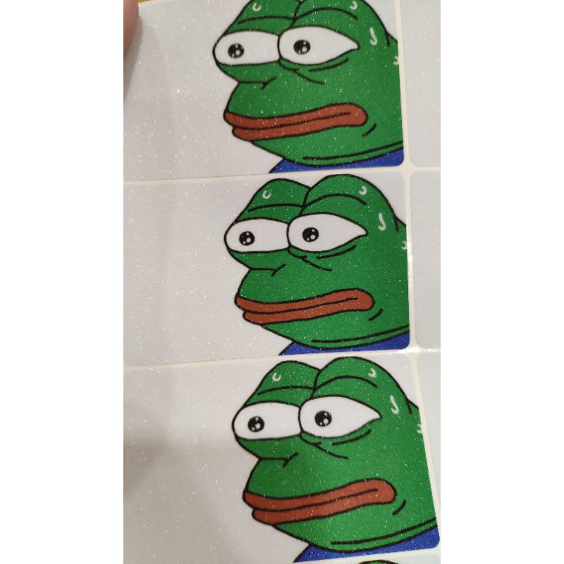 FROG PEPE - Decal Sticker Thẻ ATM  Miếng Dán Trang Trí NF2 Cards
