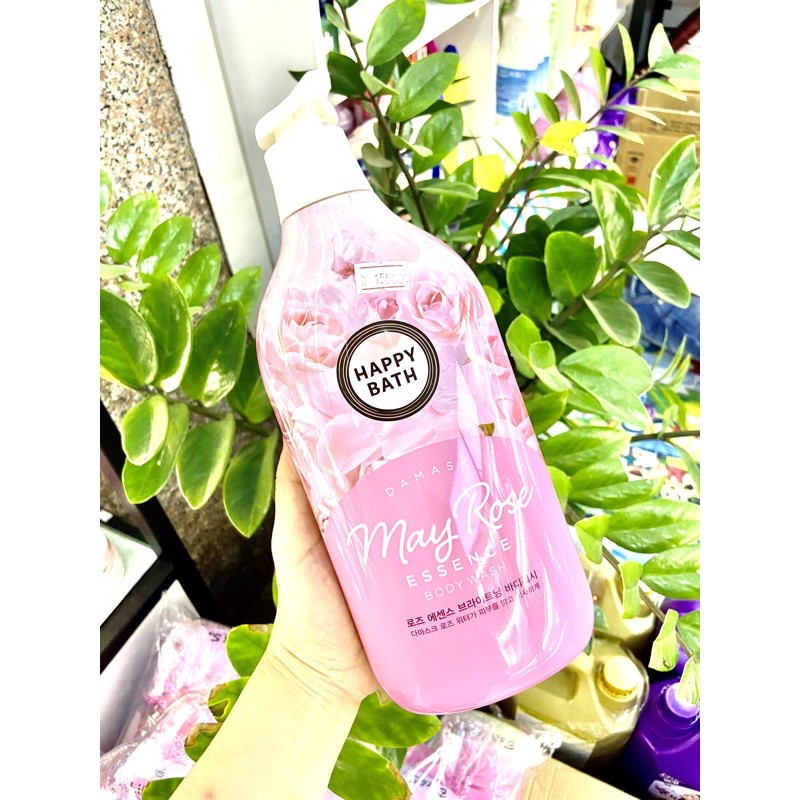 SỮA TẮM NƯỚC HOA HAPPY BATH MAY ROSE BODY WASH HƯƠNG HOA HỒNG 900ML