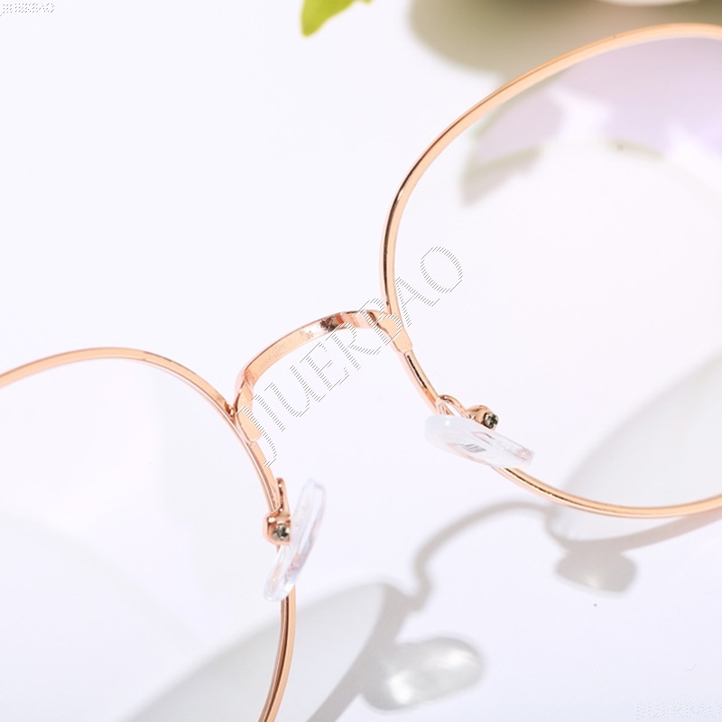 Mắt Kính Gọng Tròn Hình Gấu Trúc Chống Tia Sáng Xanh Phong Cách Hàn Quốc Cho Nữ