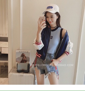 Áo khoác gió lửng nữ