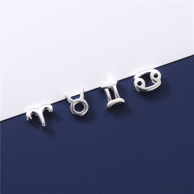 Mặt Dây Chuyền Bằng Bạc S925 Hình Chòm Sao Đục Lỗ DIY