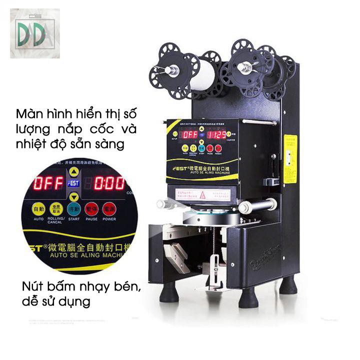 MÁY DẬP NẮP TỰ ĐỘNG FEST RC 995 - (Thiết bị Máy Móc Pha Chế - Dụng Cụ Pha Chế trà sữa , trà chanh )