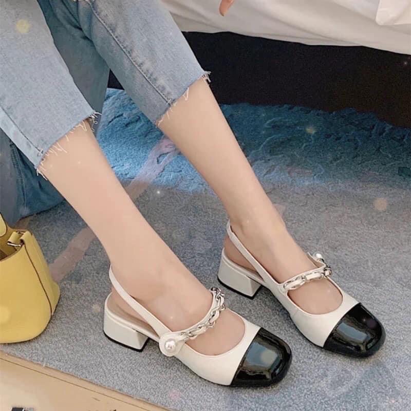XẢ KHO giầy miu miu gót 3 và 5cm