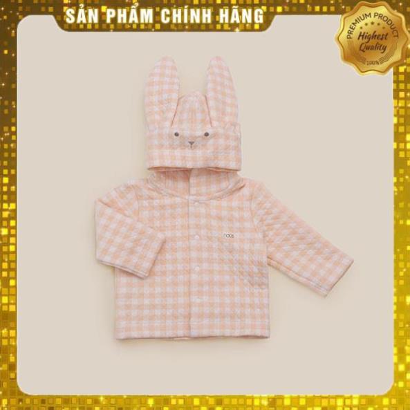 NOUSHANOI - Áo Khoác Nous Mùa Đông Vàng Tai Thỏ (Size 3M 6M 9M 12M và 18M)