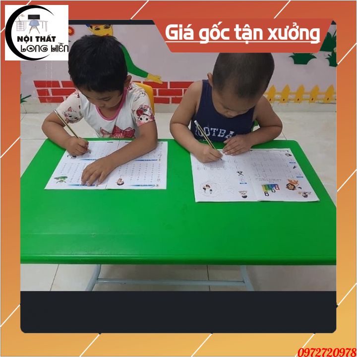 Bàn Nhựa Đúc cỡ nhỏ Trẻ Em Mầm Non, Mẫu Giáo - Hàng chuẩn cao cấp