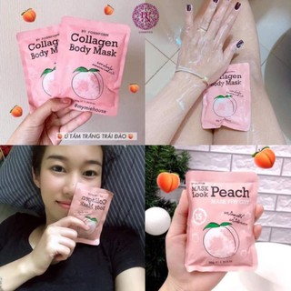 kem ủ trắng colagen body mask thái lan (tắm trắng đào)