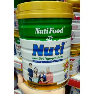 Sữa bột Nuti Nguyên Kem 900g Nutifood