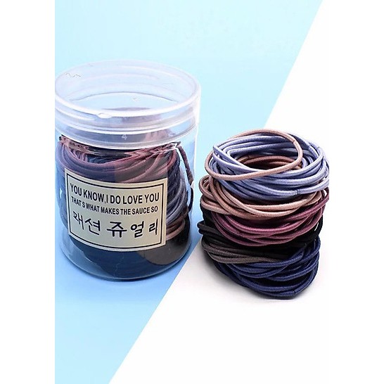 hộp 100 dây buộc tóc