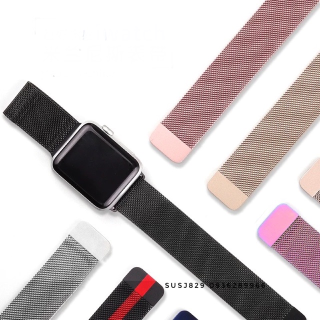 Dây milanese apple watch (không bạc màu)