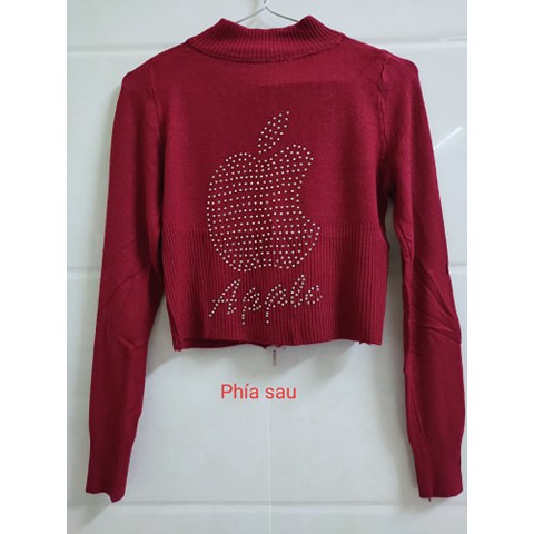 Áo khoác len lửng cườm | BigBuy360 - bigbuy360.vn