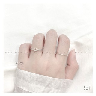Nhẫn Bạc, Crownie Ring, Vương Miện Nhỏ Xinh Xắn, XoCu