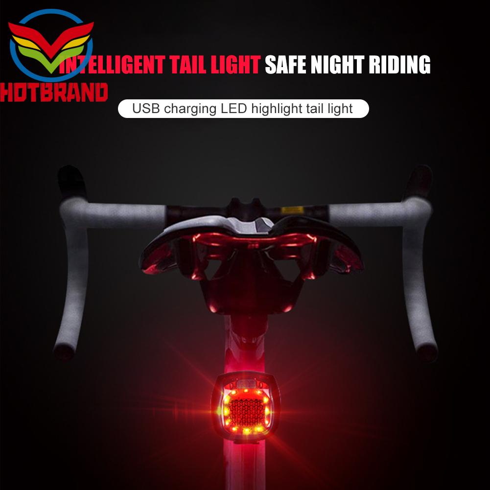 Đèn Led Gắn Yên Sau Xe Đạp Chống Nước Có Thể Sạc Lại