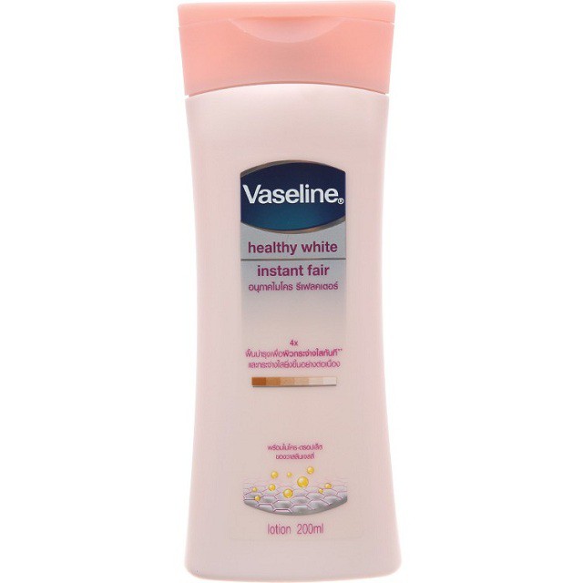 Sữa Dưỡng Thể Trắng Da Tức Thì Vaseline Instant Fair (200ml)