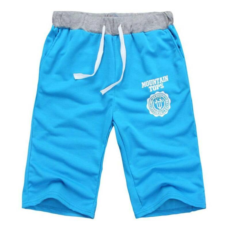 Quần Short Lưng Thun Rút Dây Màu Trơn Cho Nam