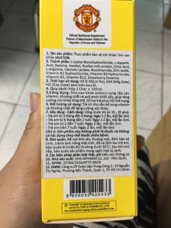 Siro bổ sung dinh dưỡng Jalkton 100ml