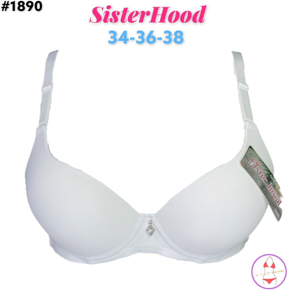 Áo ngực Thái Lan SisterHood trơn mịn mút kép nâng đẩy ngực, form áo cực đẹp thích hợp mặc áo dài