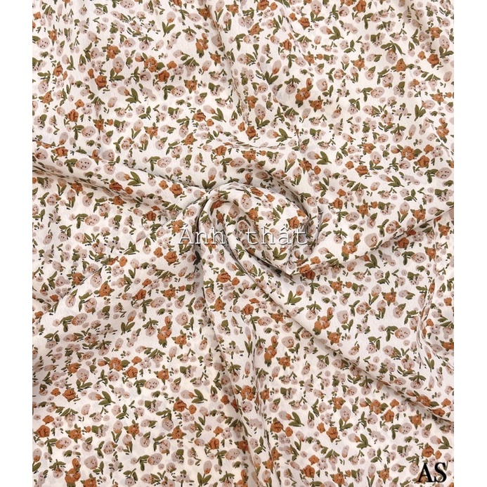 Váy hoa nhí tay dài chun eo cổ có dây buộc nơ tiểu thư | BigBuy360 - bigbuy360.vn