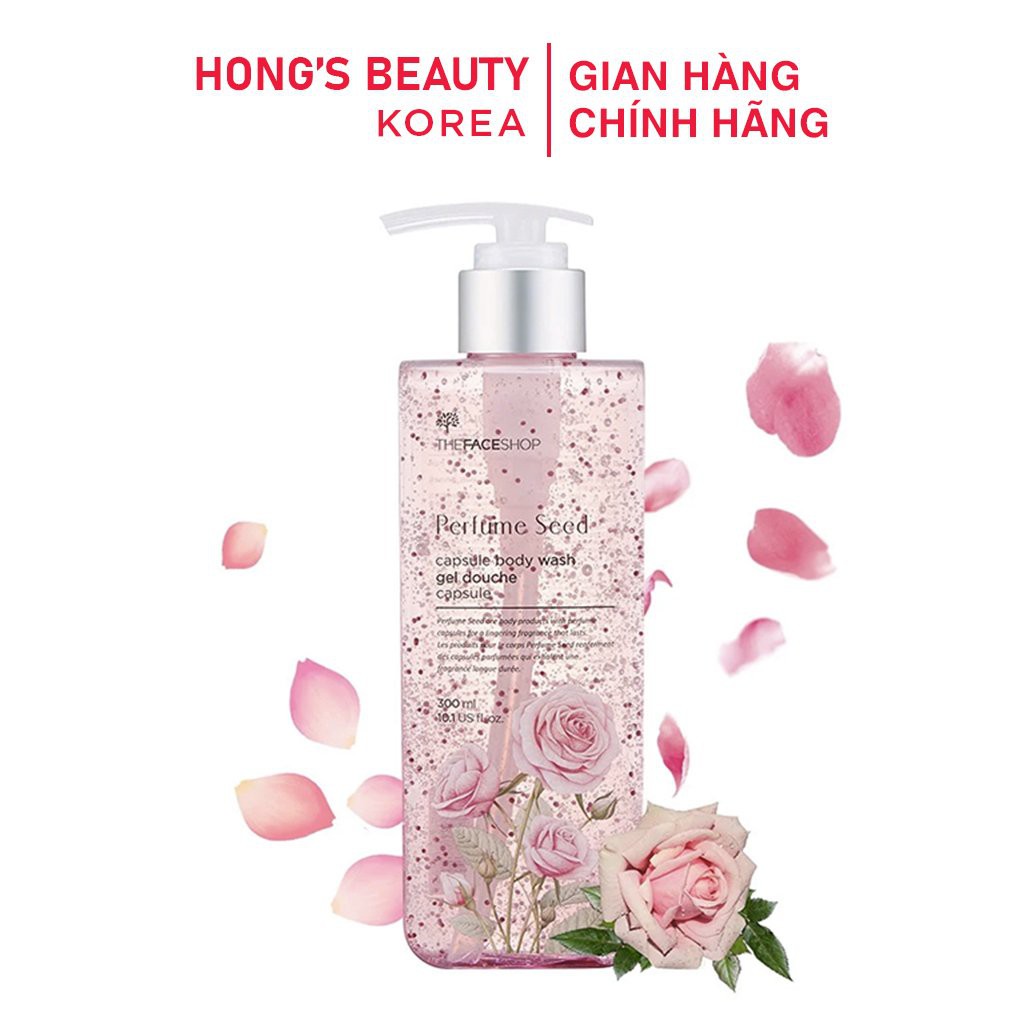 Sữa tắm dưỡng ẩm hương nước hoa TheFaceSho.ps Perfumes Seed Capsule Body Wash - HONGS BEAUTY