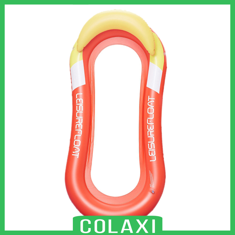 [COLAXI]Durable Pool Float Bed Floater Water Mat Lounger Beach Toy Air Bed Mattress